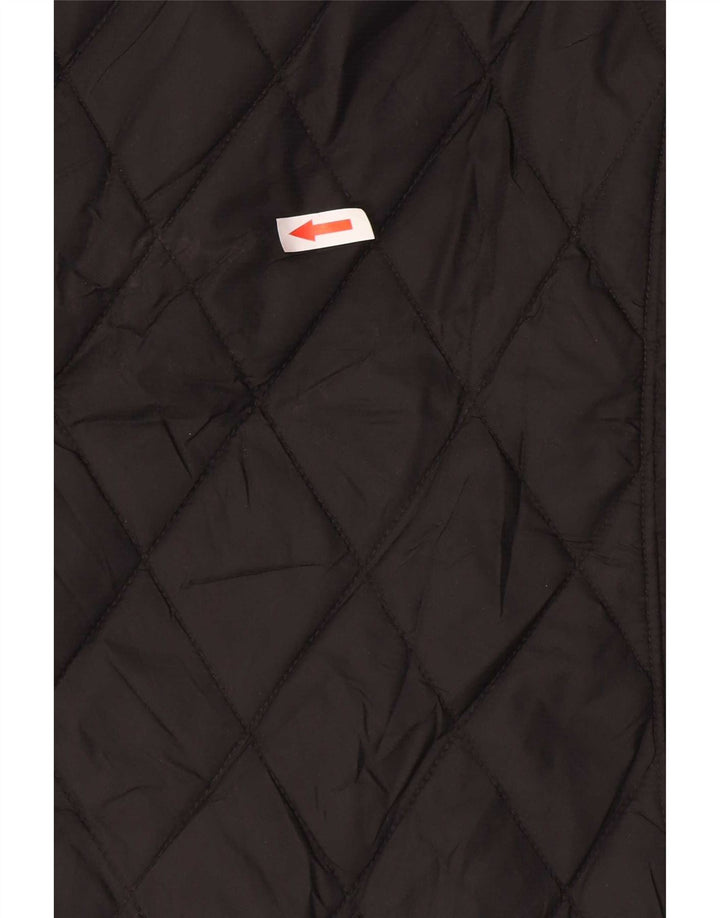 Eddie Bauer Chaqueta acolchada para mujer UK 40 XL Nylon negro