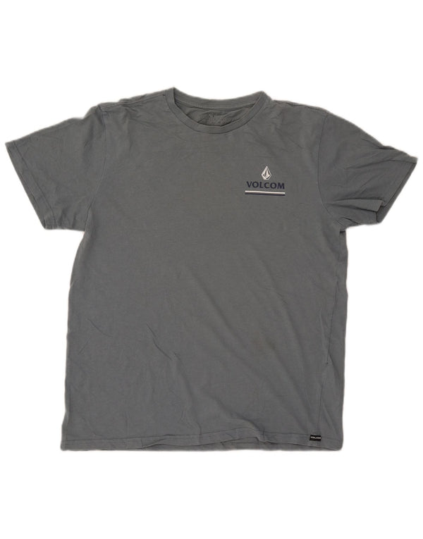 VOLCOM Camiseta gráfica para mujer Top UK 46 Large Blue Cotton