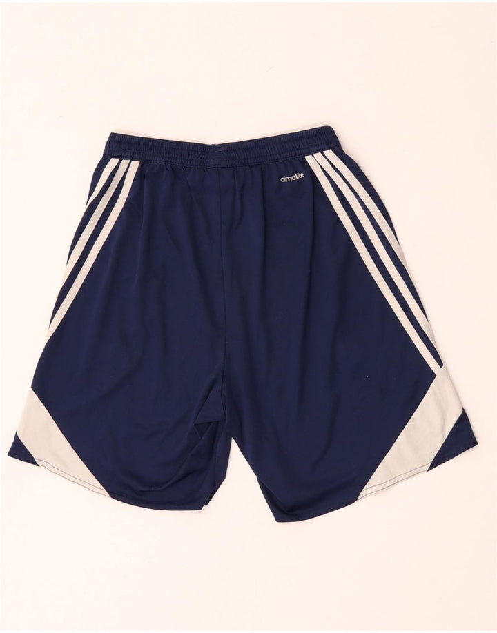 Adidas Mens Climalite Sport Shorts Pequeño Azul Marino Colorblock Poliéster