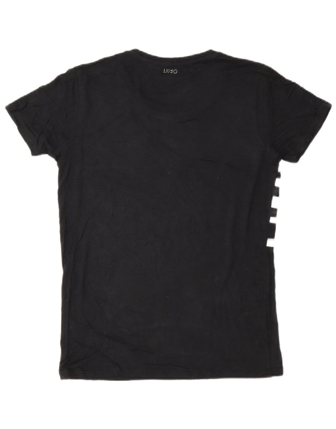 Liu Jo - Camiseta gráfica para mujer, talla 40, talla M, color negro