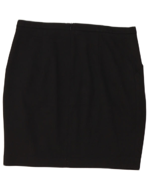 Falda Lápiz Zara Mujer Mediana W28 Negro