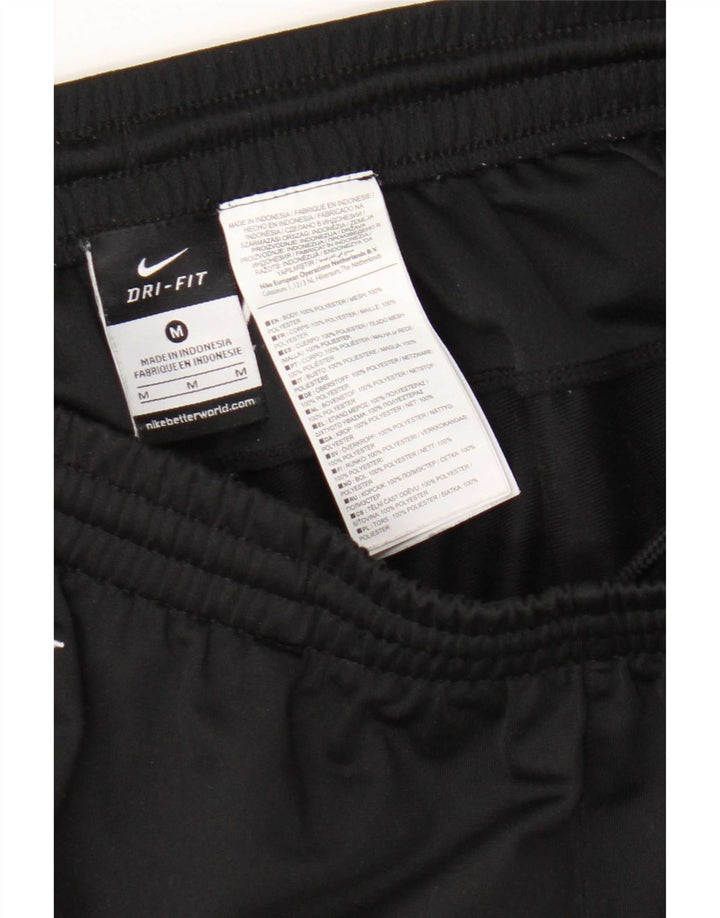 Nike Bermudas Dri Fit para hombre, pantalones cortos deportivos, poliéster negro mediano