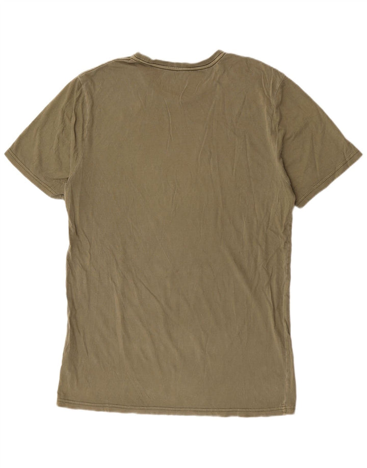 Camiseta Volcom Hombre Top Large Khaki Cotton