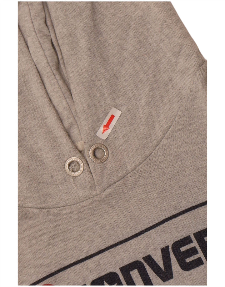 Converse Hombre Graphic Sudadera con capucha Jumper Grande Gris Algodón