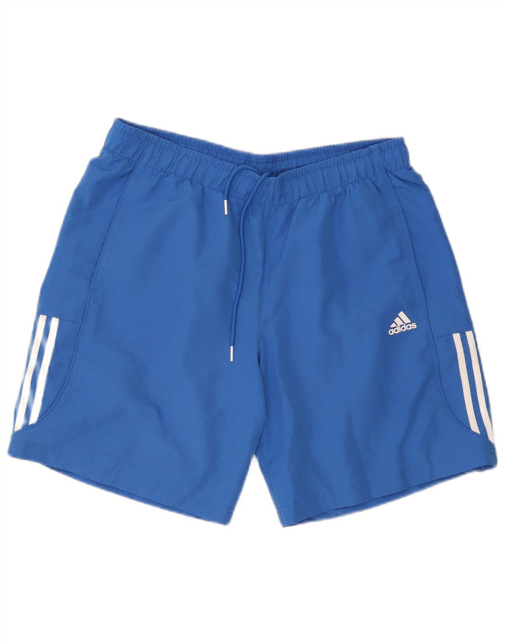 Adidas Mens Climalite Sport Shorts Grande Azul Poliéster