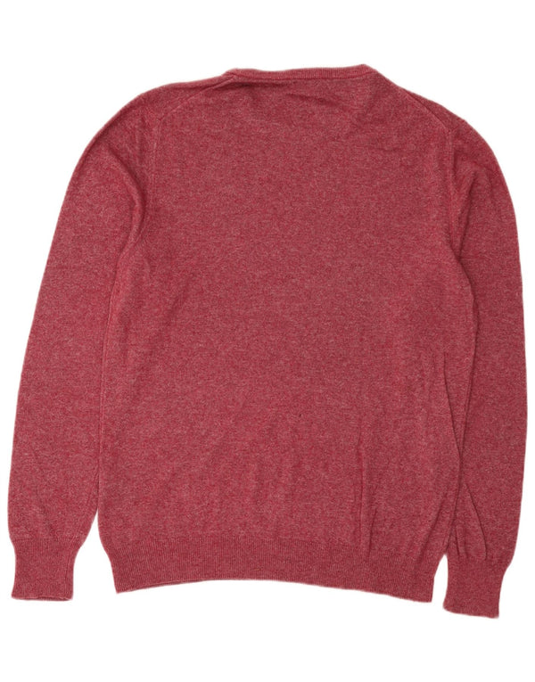 Liu Jo Jersey De Cuello Redondo Hombre XL Viscosa Moteada Burdeos