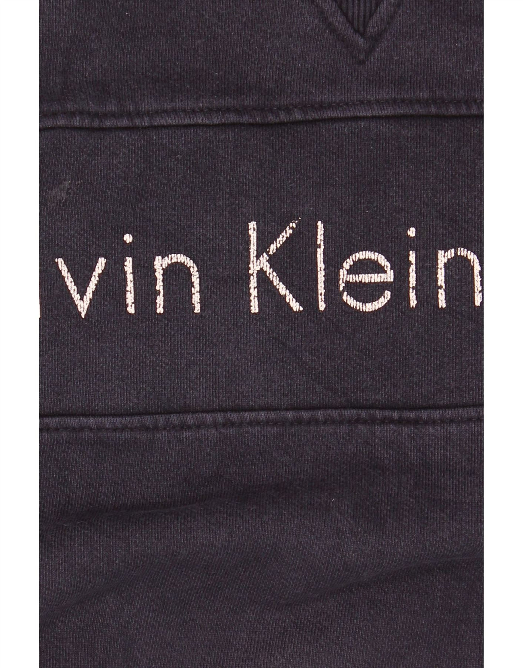Calvin Klein Jeans Mens Graphic Sudadera Jumper Grande Azul Marino