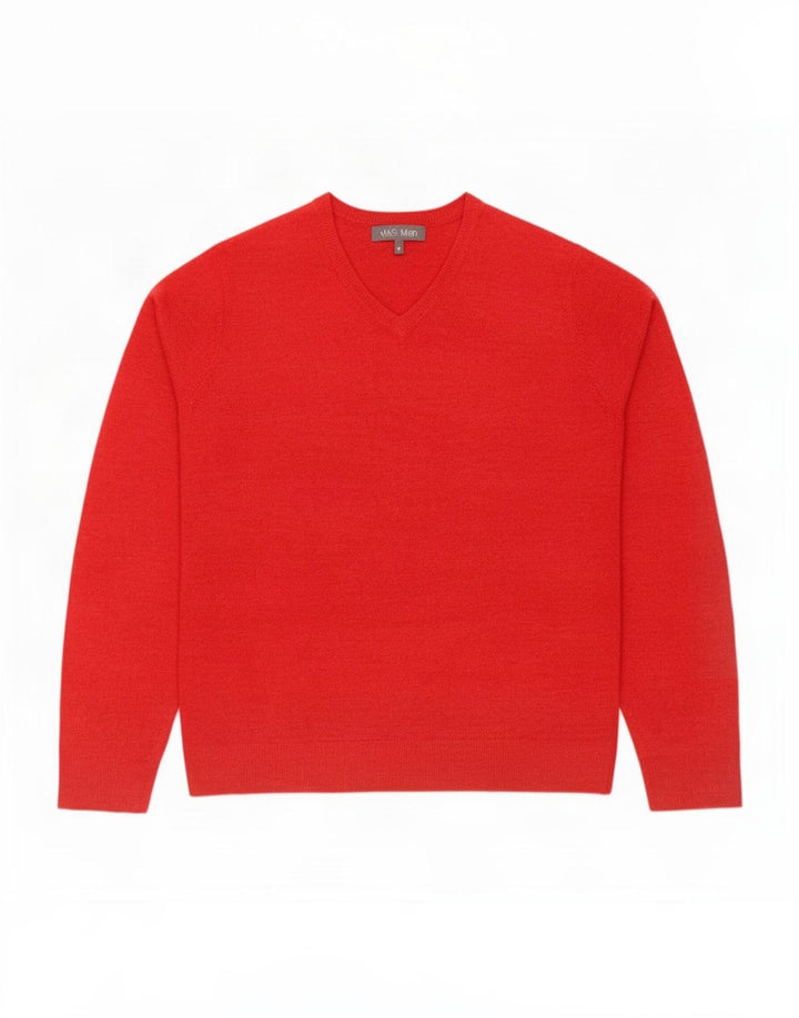Marks & Spencer Suéter con Cuello en V para Hombre Acrílico Rojo Medio