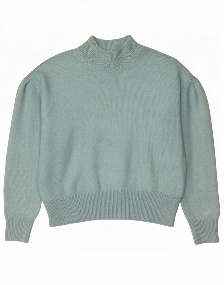 Marks & Spencer Suéter con Cuello Alto para Mujer UK 46 Grande Turquesa