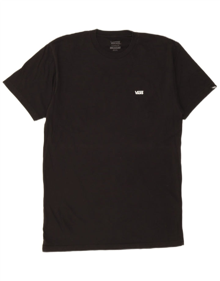 Camiseta Vans Classic Fit para hombre, talla mediana, algodón negro
