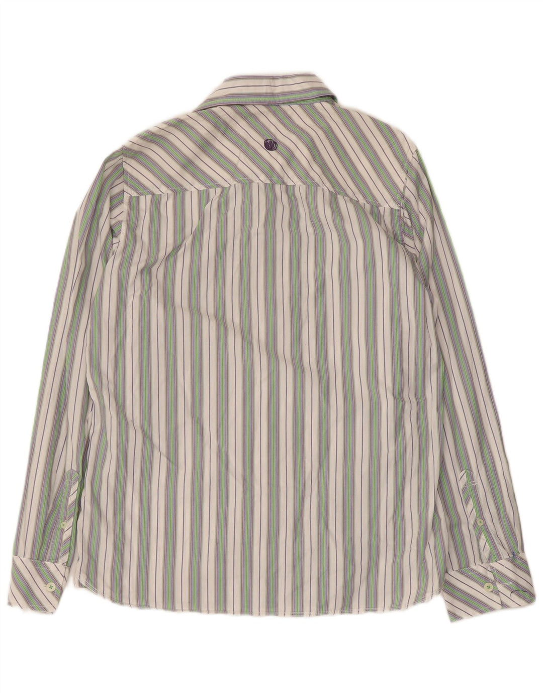 Camisa de hombre Fat Face Mediana de algodón a rayas multicolor
