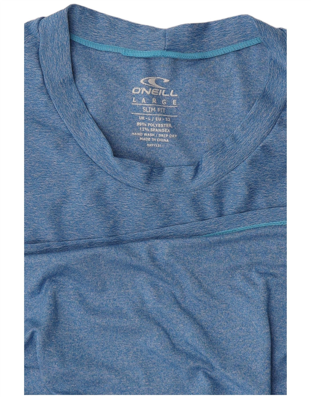 O'Neill - Camiseta ajustada para hombre, talla grande, poliéster moteado azul