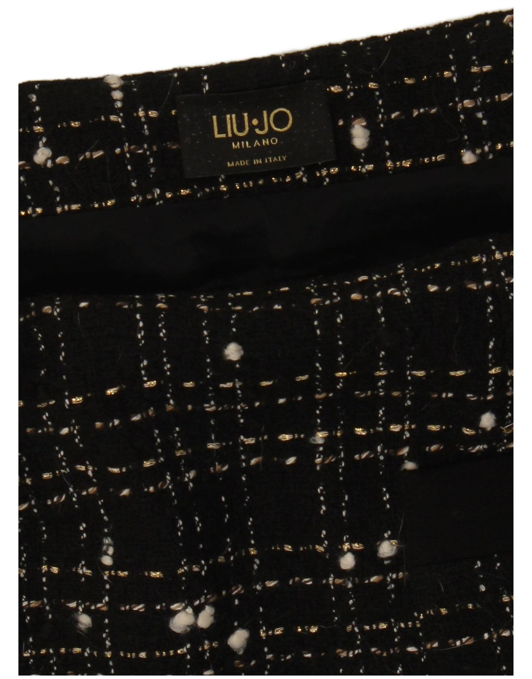 Falda Recta Mujer Liu Jo W28 Medium Black Check