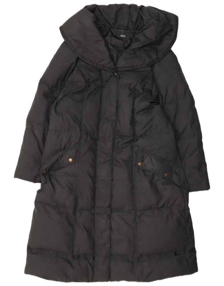 Marks & Spencer Abrigo acolchado para mujer UK 22 3XL Poliéster negro