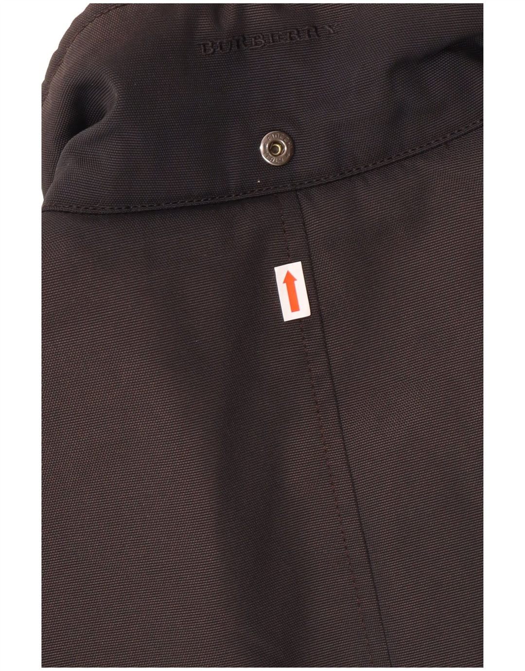 BURBERRY Abrigo para hombre UK 40 Grande Negro Poliamida Clásico