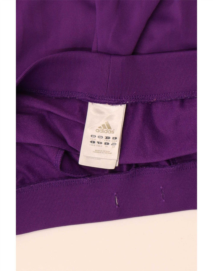 Adidas Pantalones de chándal para mujer UK 8/10 Small Púrpura Poliéster