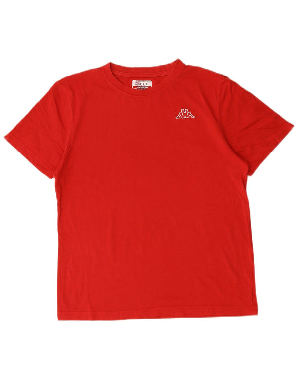 KAPPA Camiseta para mujer Top UK 44 Medium Red Cotton