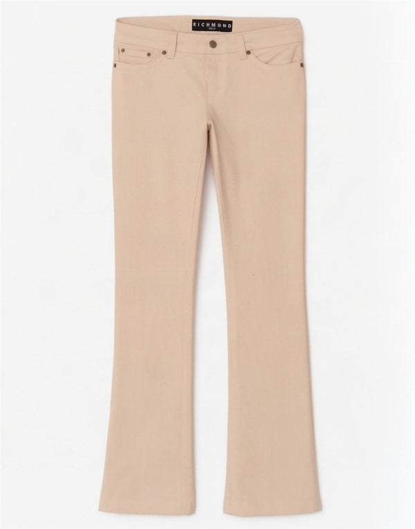 Richmond Womens Straight Jeans W29 L33 White Cotton