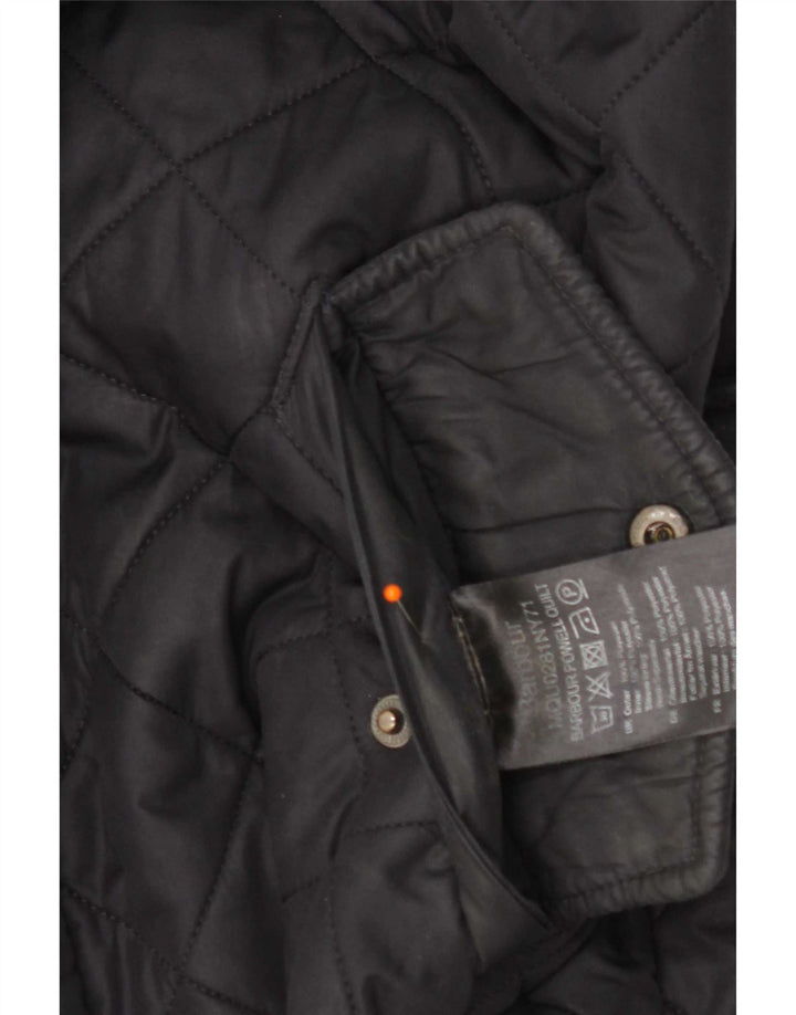 Barbour Chaqueta acolchada para hombre UK 36 Small Poliéster azul marino