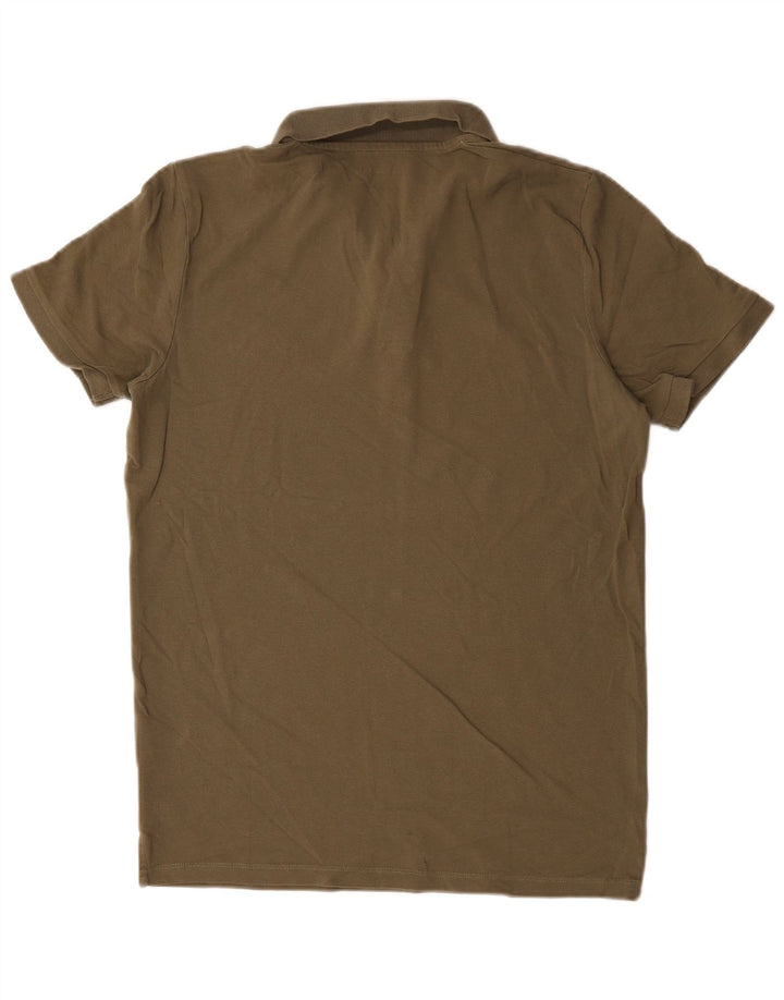 Jack & Jones Polo para hombre de algodón caqui grande