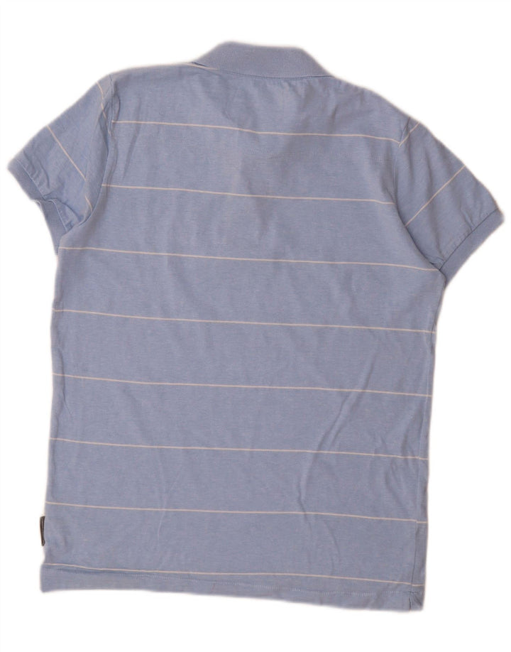 Polo de hombre de French Connection de algodón a rayas en azul medio