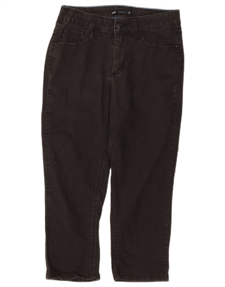 Lee Jeans Capri de Ajuste Fácil para Mujer US 8 Medium W28 L21 Algodón Negro