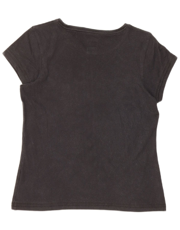 Asics Camiseta gráfica para mujer Top UK 12 Medium Black