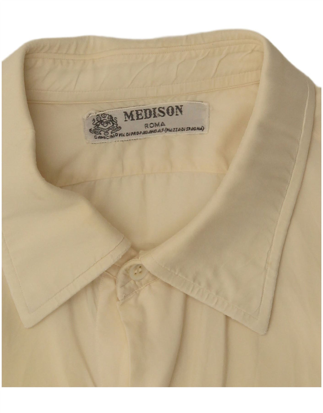 Camisa Vintage Hombre Mediana Amarilla