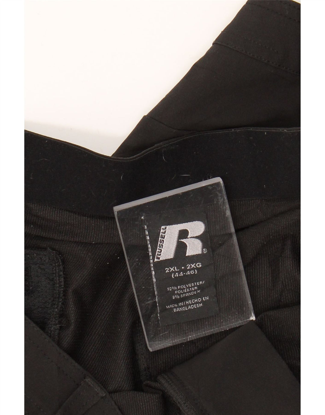 RUSSELL ATHLETIC Pantalones cargo ajustados para mujer 2XL W32 L30 Poliéster negro