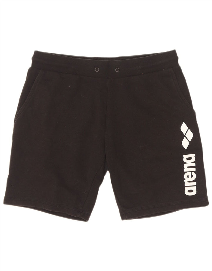 Arena Mujer Graphic Sport Shorts Pequeño Algodón Negro