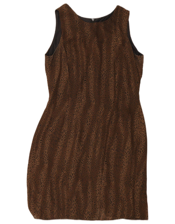 Wallis Vestido tubo sin mangas para mujer UK 42 Estampado animal marrón medio