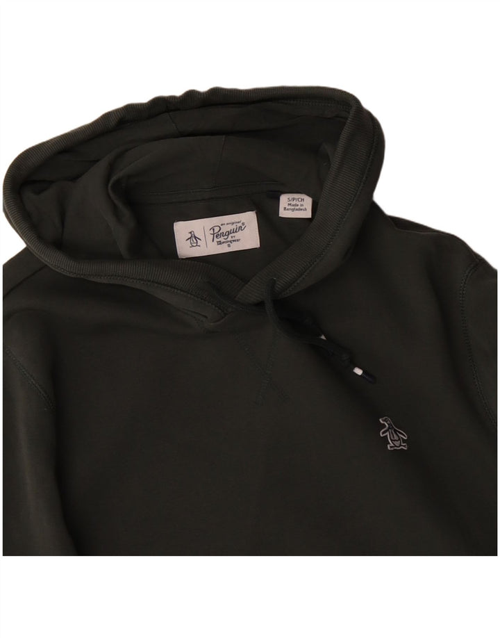 PENGUIN Sudadera con capucha para hombre Jersey pequeño de algodón verde