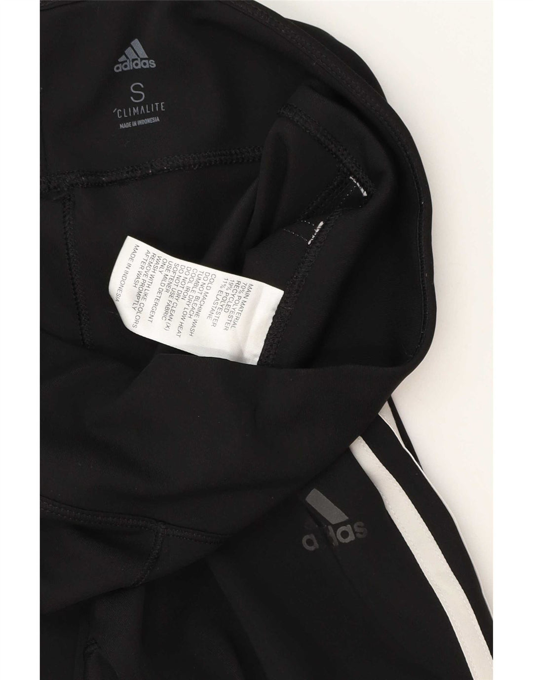 Adidas Leggings Climalite para mujer Reino Unido 8 Pequeño Poliéster negro