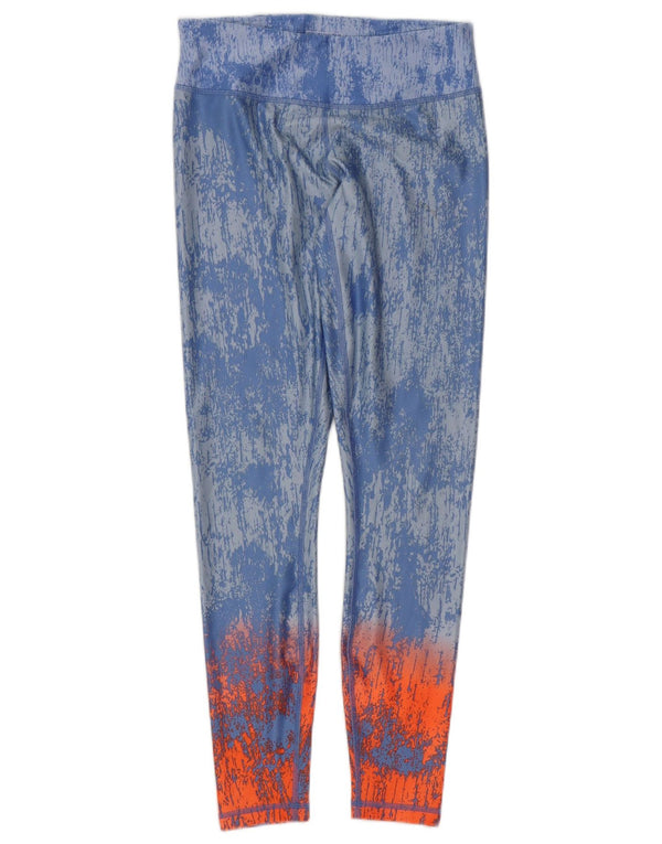 Puma Leggings para mujer UK 10 Small Blue Tie Dye Nylon
