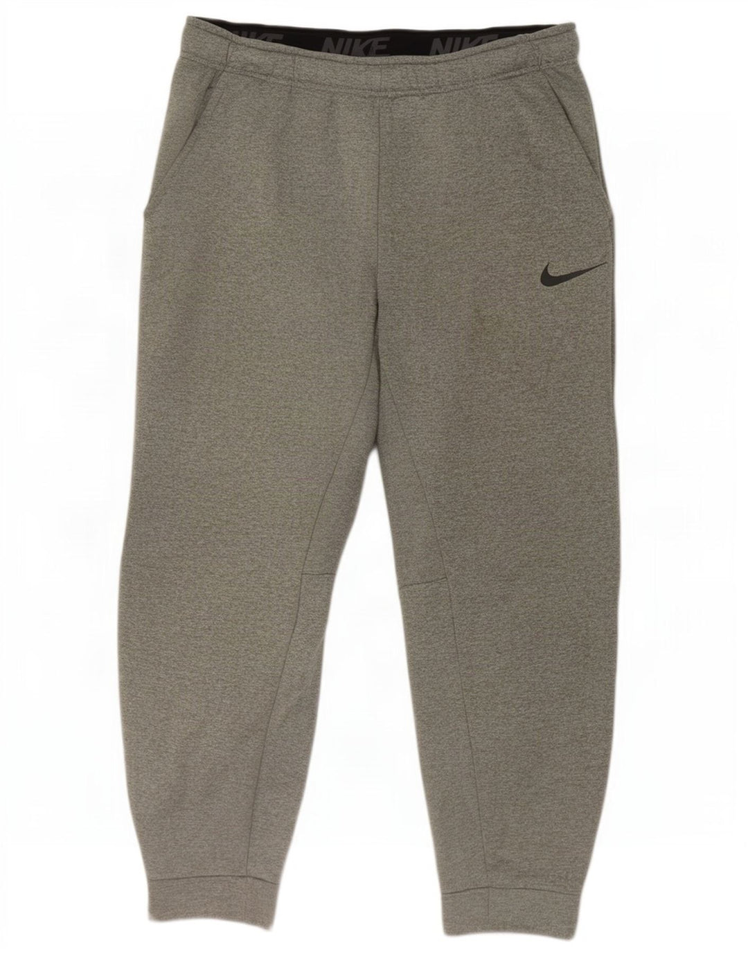 Nike Hombre Dri Fit Chándal Pantalones Joggers Grande Gris Poliéster