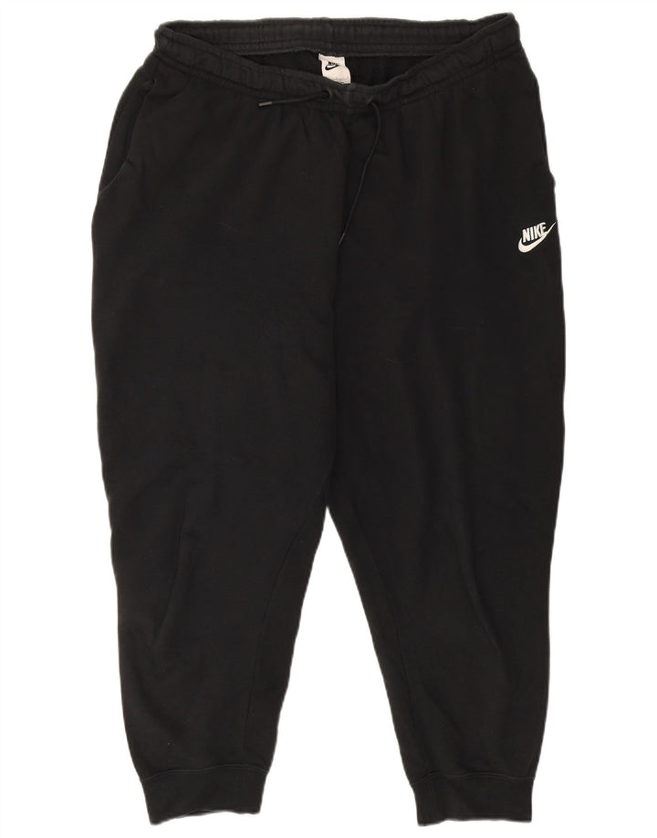 Nike Hombre Crop Chándal Pantalones Joggers Grande Negro Algodón