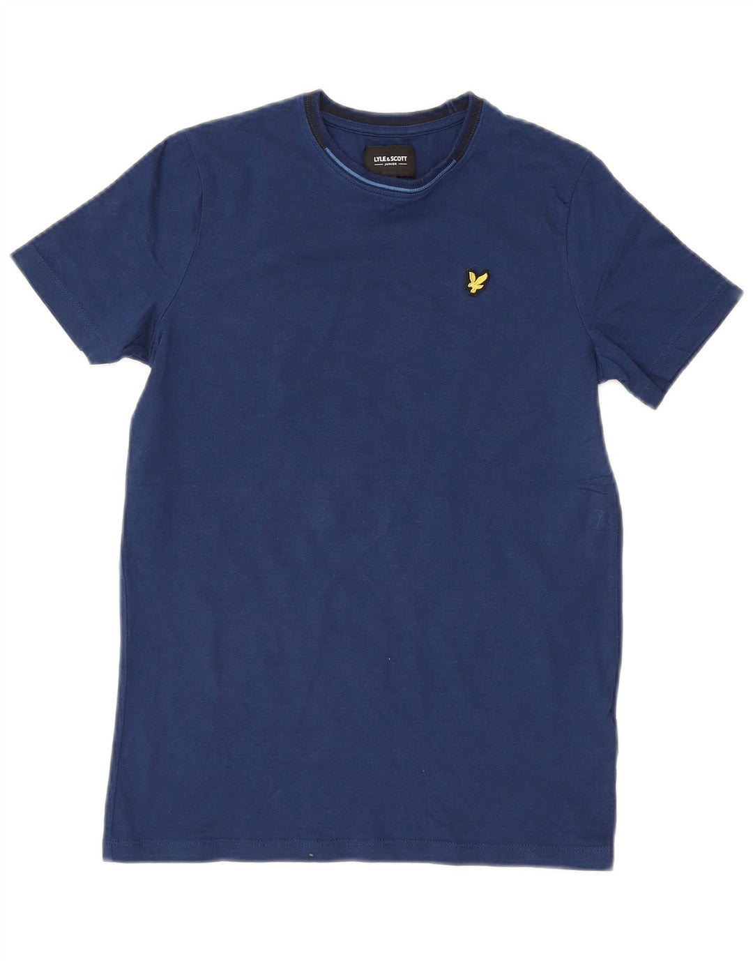 LYLE & SCOTT Boys T-Shirt Top 12-13 Years Blue Cotton