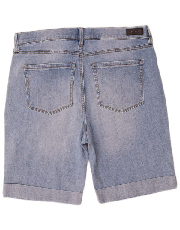 Dkny Womens Denim Shorts US 14 XL W32 Blue Cotton