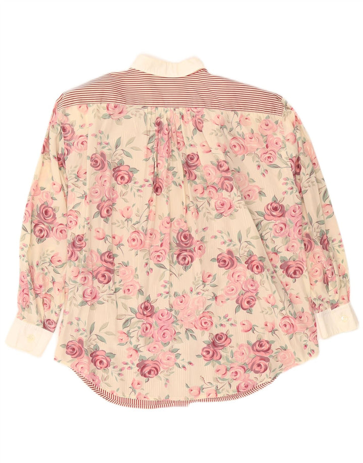 Sportmax Camisa extragrande para mujer Reino Unido 40 Mediano Rojo Floral
