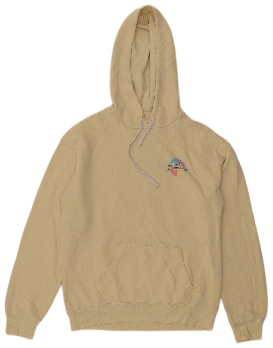 Billabong Hombre Gráfico Sudadera Con Capucha Jersey Pequeño Amarillo