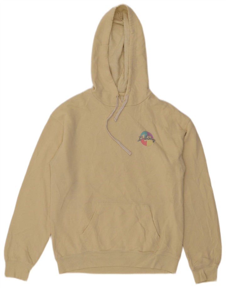 Billabong Hombre Gráfico Sudadera Con Capucha Jersey Pequeño Amarillo