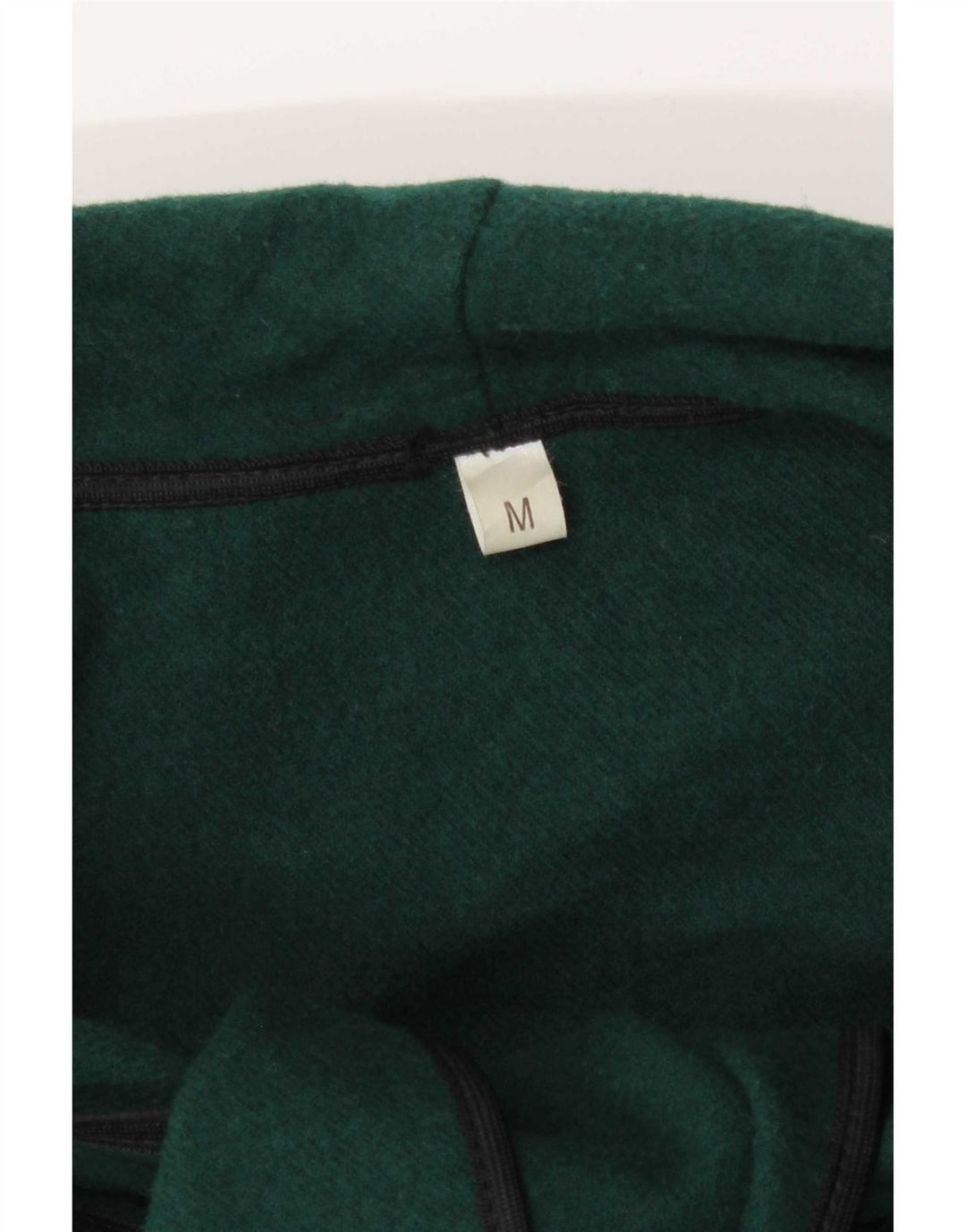 Vintage mujer frente corbata Capelet abrigo Reino Unido 14 verde medio
