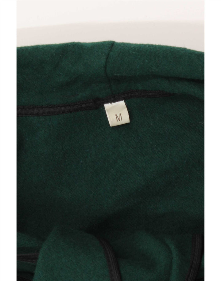 Vintage mujer frente corbata Capelet abrigo Reino Unido 14 verde medio