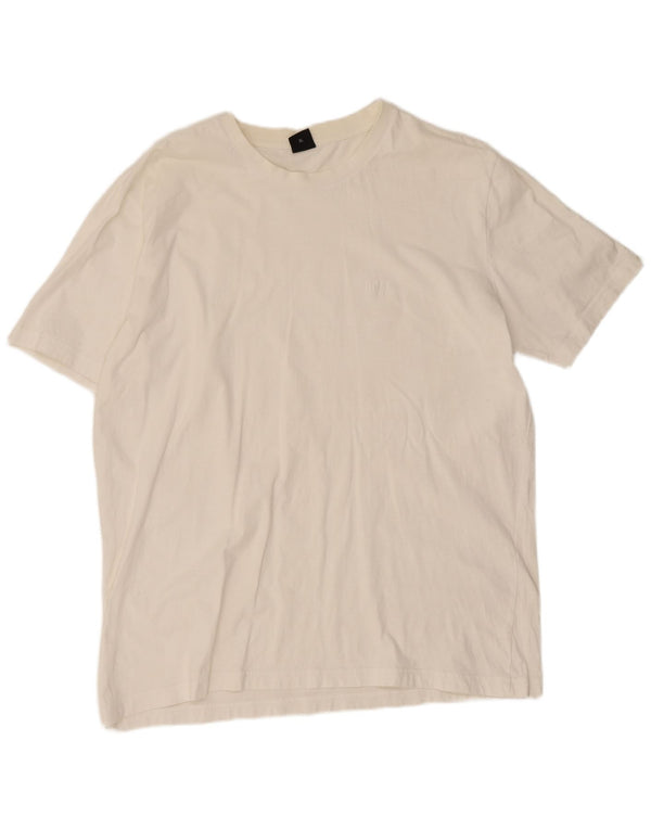 Hugo Boss Hombre Camiseta Top XL Blanco Algodón