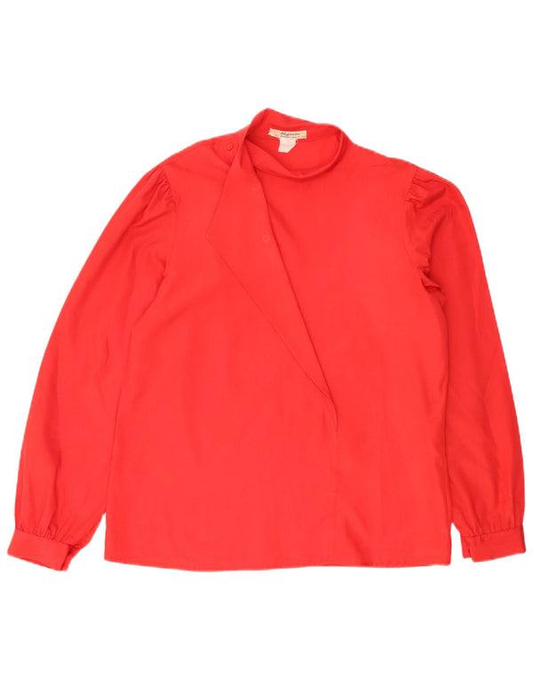 Blusa vintage de manga larga para mujer Top IT 46 Rojo grande