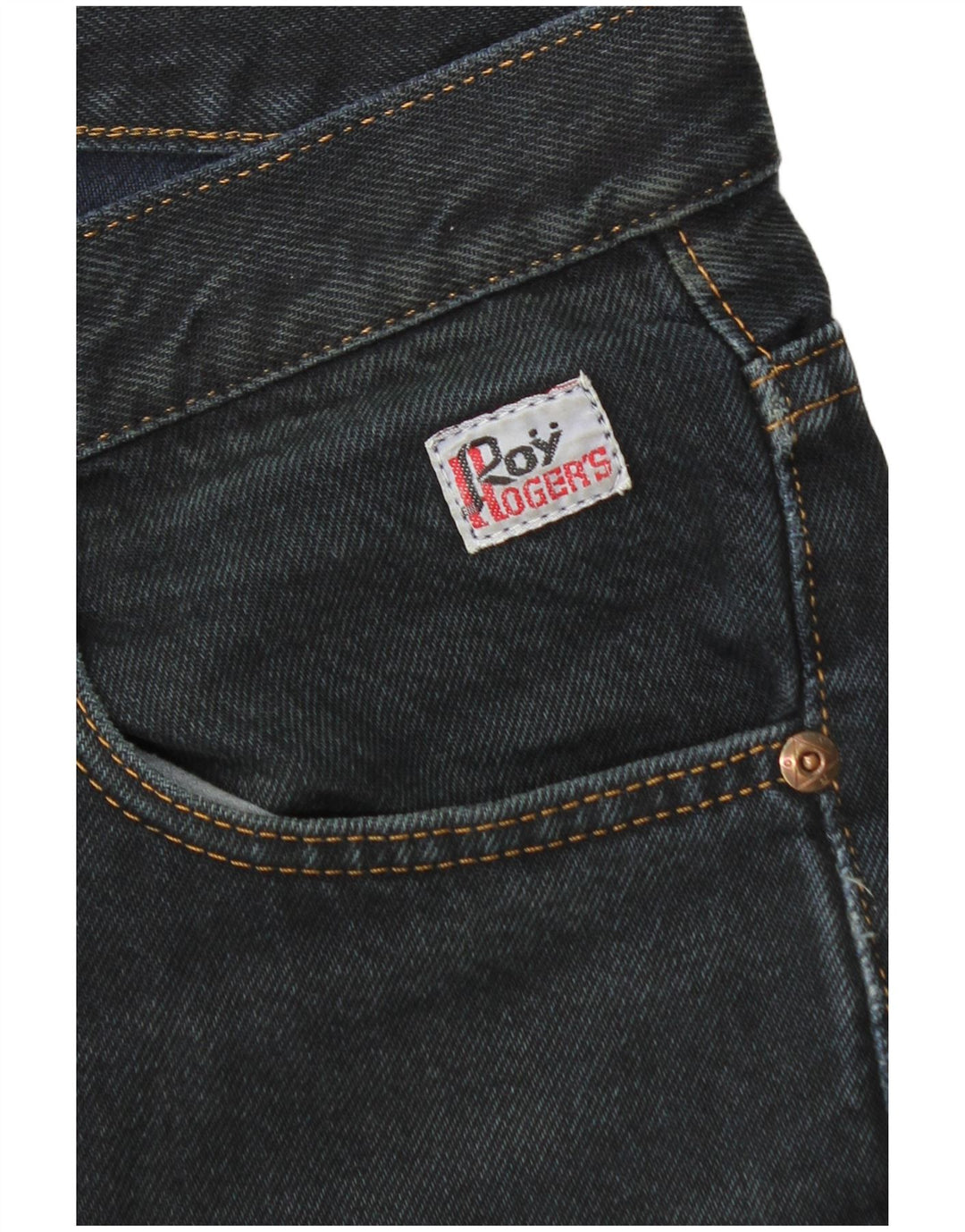Roy Rogers Vaqueros rectos para hombre W30 L28 Azul marino