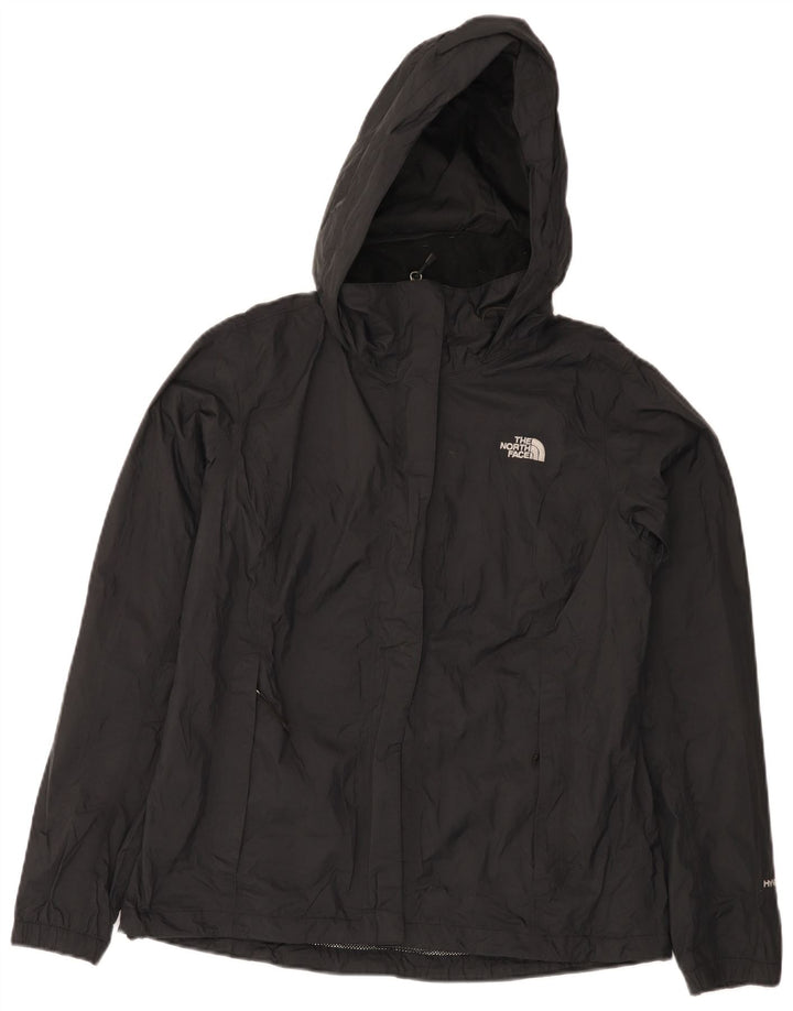 The North Face Chaqueta impermeable con capucha para mujer UK 44 Medium Black Nylon