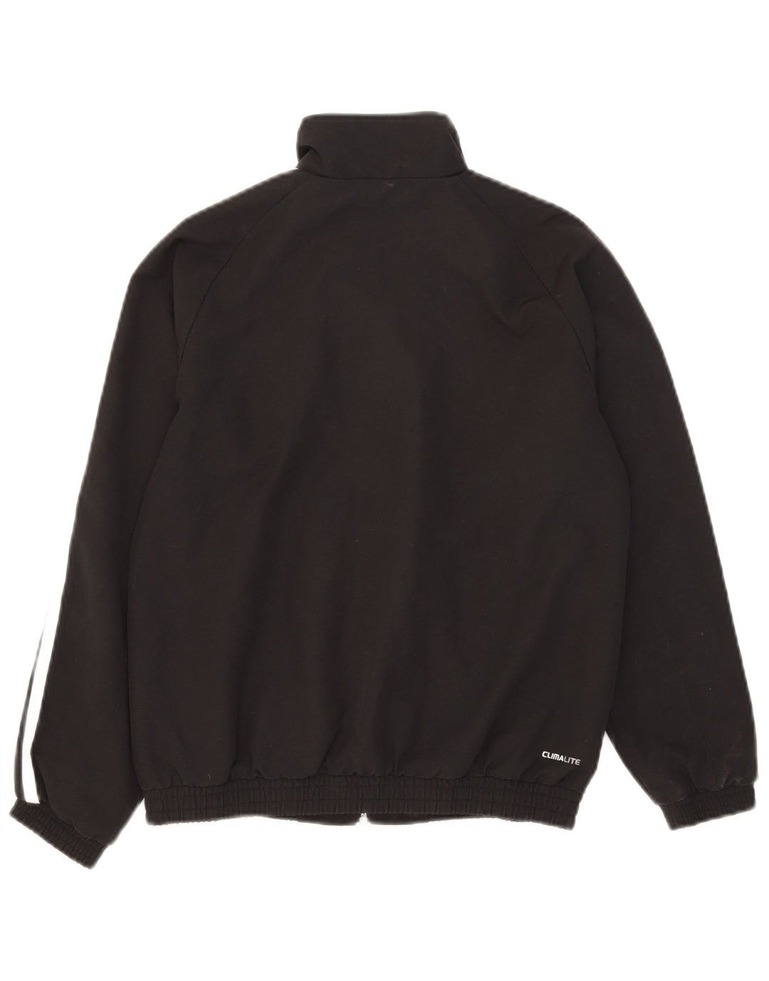 Adidas Chicos Clima 365 Chándal Top Chaqueta 11-12 Años Negro Poliéster