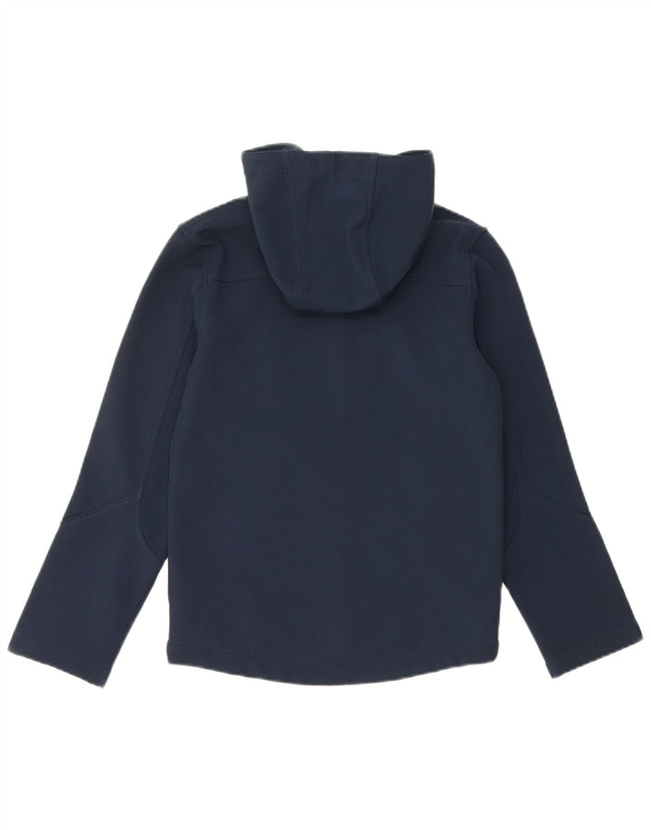 Mountain Warehouse Chaqueta cortavientos para niño 9-10 años Azul marino Poliéster
