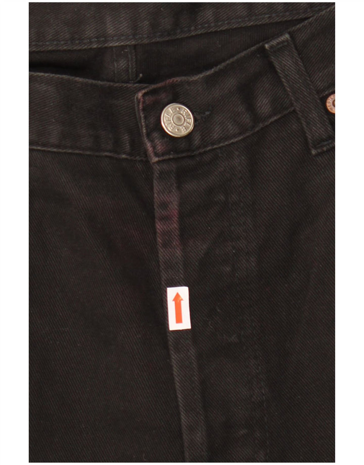 Vaqueros rectos para mujer Rifle W36 L34 Algodón negro